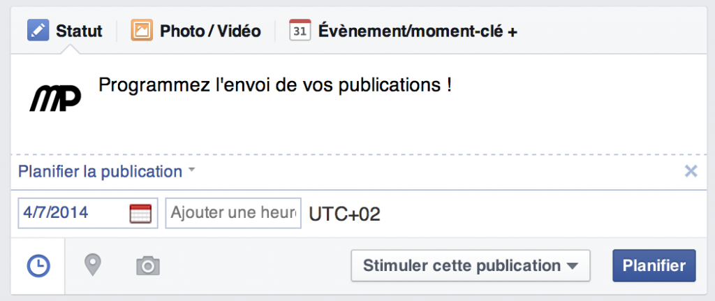 TPE / PME : programmez vos publications Facebook