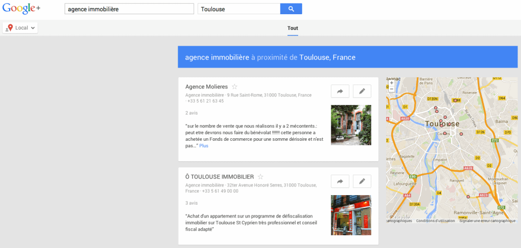 Trouvez des prospects avec Google plus