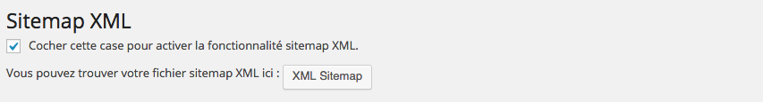 Générez une sitemap XML